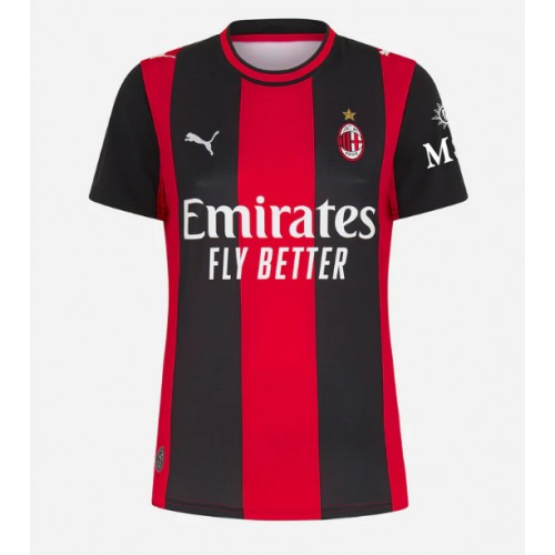 Stroje piłkarskie AC Milan Koszulka Podstawowej dla damskie 2026-27 Krótki Rękaw